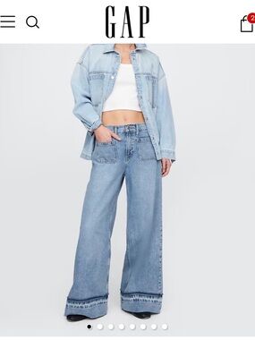 Gap Baggy Midrise Ultra Soft Jeans